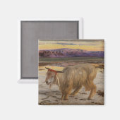 ザスケープヤギ(by William Holman狩り) マグネット (正面/裏面)