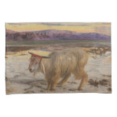 ザスケープヤギ(by William Holman狩り) 枕カバー (正面右)