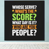 ザスコアピックボール愛好家 キャンバスプリント (インサイチュ (ウッドフロア))