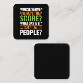 ザスコアピックボール愛好家 スクエア名刺 (正面/裏面)