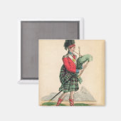 ザスコッチパイパー マグネット (正面/裏面)