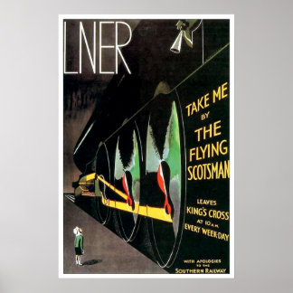 ザスコッ飛んでいるツマン – 大ポスター ポスター