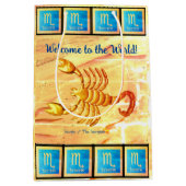 ザスコーピオンベビー蠍座（10月24日 – 11月21日） ミディアムペーパーバッグ (正面)