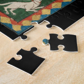 ザスタグ狩り14世紀中世アート ジグソーパズル (側面)