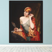 ザスタジオ鏡バイアルバートヘンリーコリングス キャンバスプリント (インサイチュ (ウッドフロア))