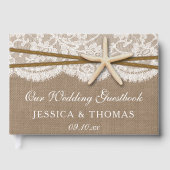 ザスタッ素朴フィッシュビーチ結婚式コレクション ゲストブック (正面)