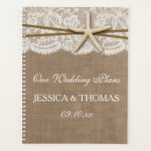 ザスタッ素朴フィッシュビーチ結婚式コレクション プランナー手帳 (正面)