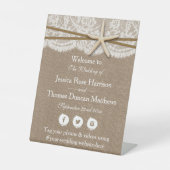 ザスタッ素朴フィッシュビーチ結婚式コレクション 台座サイン (正面)