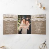 ザスタッ素朴フィッシュ結婚コレクション 三つ折りプログラム (内部)