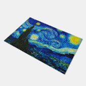 ザスタリーナイトバイヴィンセントヴァンゴッホ ドアマット (アングル)