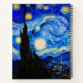 ザスタリーナイトバイヴィンセントヴァンゴッホ ノートブック (裏面)