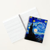 ザスタリーナイトバイヴィンセントヴァンゴッホ ノートブック (内部)