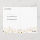 ザスターズエレガント金ゴールドムーングラムキンセアニェラ ポストカード (裏面)