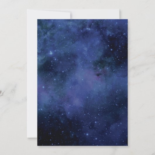 ザスターズシック宇宙天文学スターズ結婚ズ 招待状 (裏面)