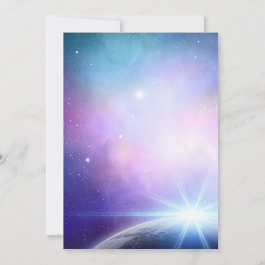 ザスターズパープルピンクタイポグラフィ結婚ズ (裏面)