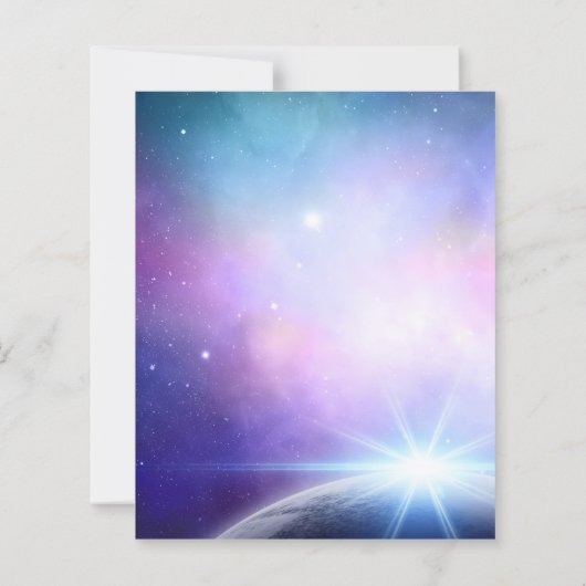 ザスターズパープルピンクタイポグラフィ結婚ズ (裏面)