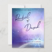 ザスターズパープルピンクタイポグラフィ結婚ズ (正面)