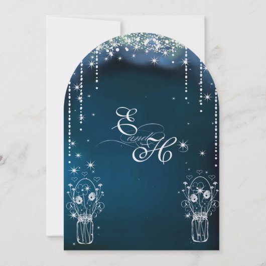 ザスターズメイソンジャーフローラファームハウス結婚ズ 招待状 (裏面)