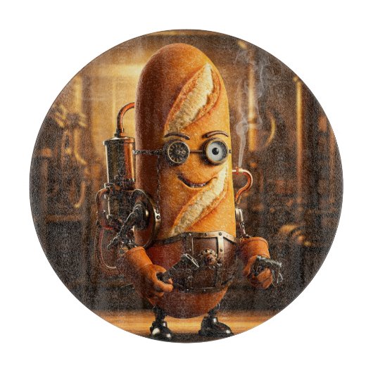 ザスタームパンクバゲット カッティングボード (正面)