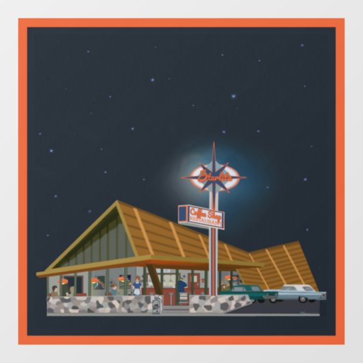 ザスターライトコーヒーショップ ウィンドウサイン (シート)