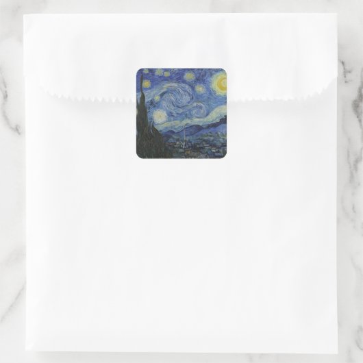 ザスターリーナイトスクエアステッカー スクエアシール (バッグ)