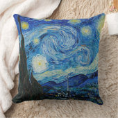 ザスターリーナイトバイビンセントヴァンゴッホ装飾用クッション クッション (ブランケット)