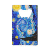 ザスターリーナイトバイヴィンセントヴァンゴッホ クレジットカード栓抜き (裏面)