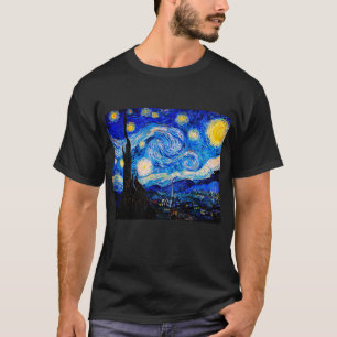 ザスターリーナイトバイヴィンセントヴァンゴッホ Tシャツ