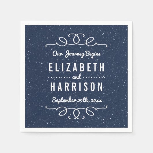 ザスターリーナイト結婚ズコレクション スタンダードカクテルナプキン (正面)