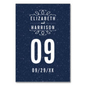 ザスターリーナイト結婚ズコレクション テーブルナンバー (裏面)