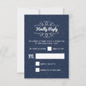 ザスターリーナイト結婚ズコレクション 出欠カード (正面)