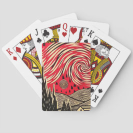 ザスターリーナイトinバウハウス光学錯覚スタイル トランプ