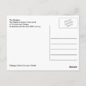 ザスチールパン国家ミュージカル楽器 ポストカード (裏面)