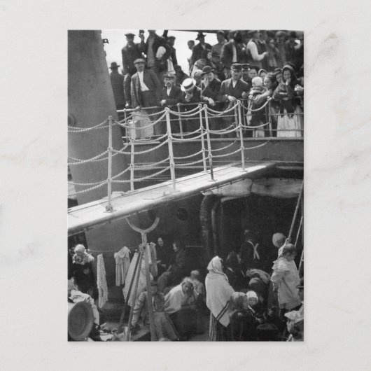 ザスティーラーゲ – 出入国管理ヴィンテージ1907 ポストカード (正面)