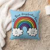 ザステッ最高のプファーエバーカラフルレインボーブルー クッション (ブランケット)