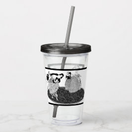 ザステプシスターズヴィンテージシンデレラプリンス魅力的 アクリルタンブラー