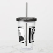 ザステプシスターズヴィンテージシンデレラプリンス魅力的 アクリルタンブラー (右)