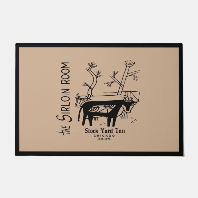 ザストックヤードインズシルロインルーム，シカゴ， IL ドアマット (正面)