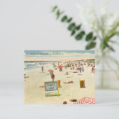 ザストランドアット海ドライブビーチ、サウスカロライナ ポストカード (スタンド正面)