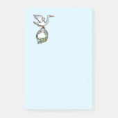 ザストル運クア男の赤ちゃん ポストイット (正面)