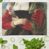 ザストローハットピーターポールルーベンス最高傑作 キッチンタオル (折り畳み)