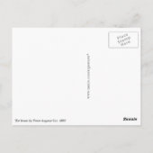 ザストームバイピエールオーガストコット ポストカード (裏面)