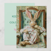 ザスナーキーなウサギ 招待状 (正面/裏面)