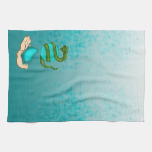 ザスネーク キッチンタオル (横)