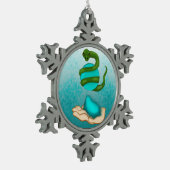 ザスネーク スノーフレークピューターオーナメント (左)