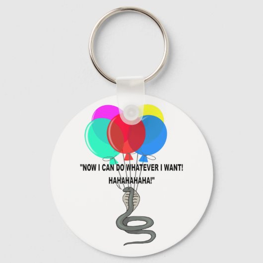 ザスネ飛んでいるーク キーホルダー (正面)