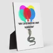 ザスネ飛んでいるーク フォトプラーク (側面)