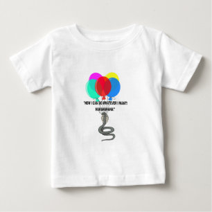 ザスネ飛んでいるーク ベビーTシャツ