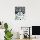 ザスノークイーンズパレスバイエドモンド・ダラック ポスター (ホームオフィス)