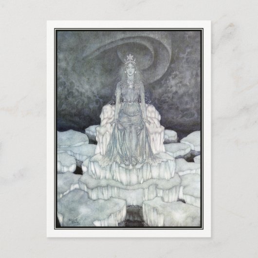 ザスノークイーンズパレスバイエドモンド・ダラック ポストカード (正面)